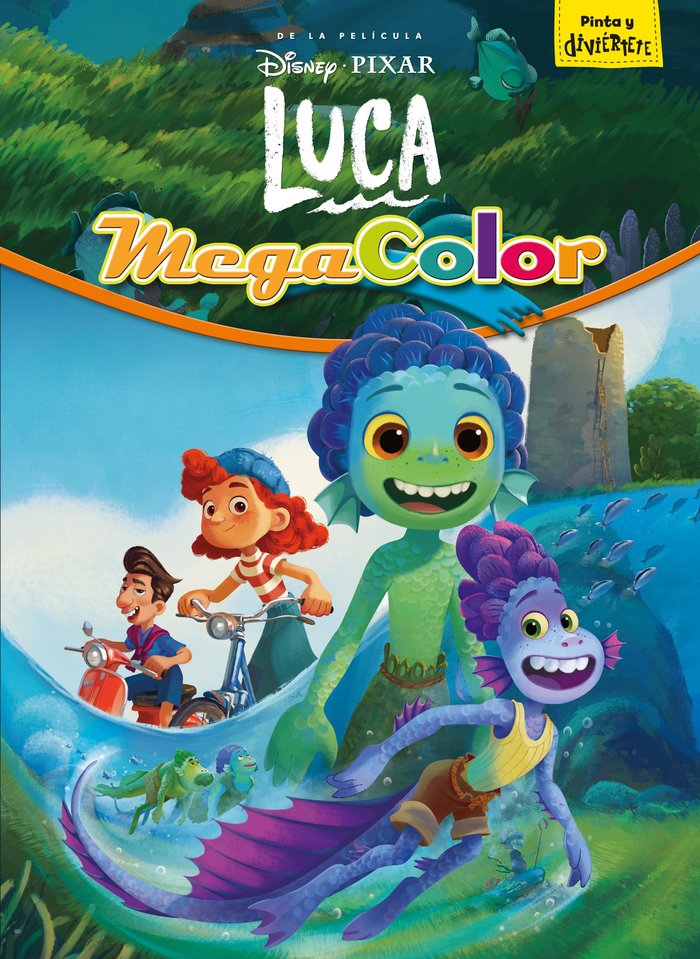 LUCA. MEGACOLOR, de DISNEY | portada del libro