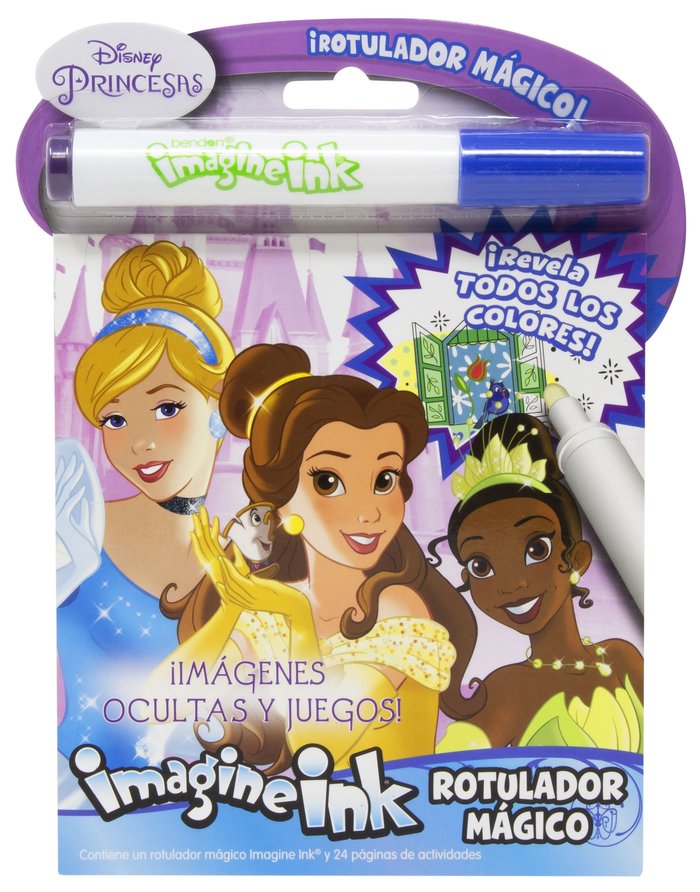 PRINCESAS. ROTULADOR MAGICO, de DISNEY | portada del libro