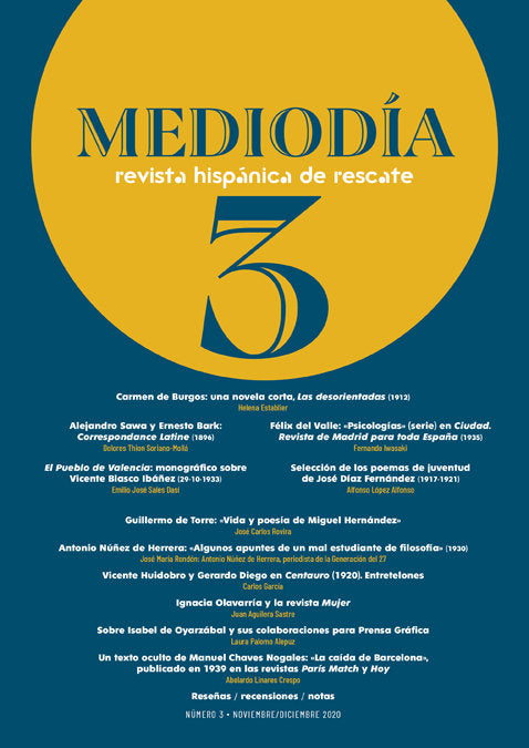 Mediodía. Revista hispánica de rescate. 3, de Varios autores | portada del libro
