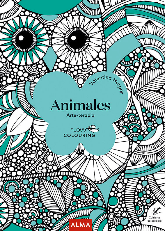 Animales (Flow Colouring), de Harper, Valentina | portada del libro