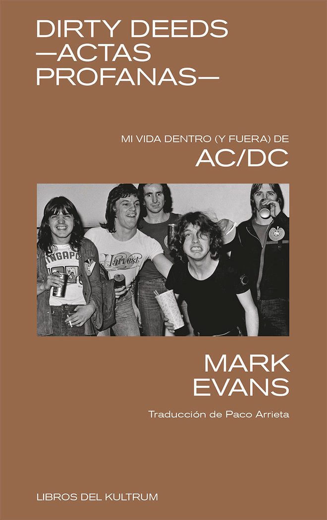 DIRTY DEEDS -ACTAS PROFANAS-, de EVANS,MARK | portada del libro