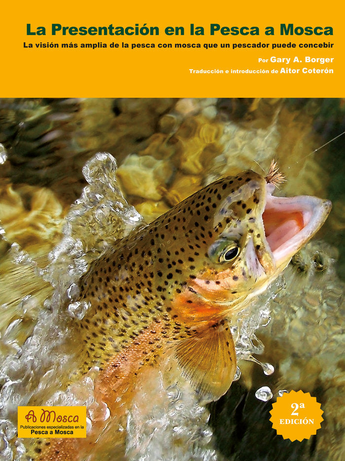 PRESENTACION EN LA PESCA MOSCA, de GARY A. BORGER | portada del libro