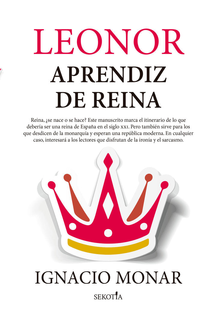 LEONOR, APRENDIZ DE REINA, de MONAR GARCIA,IGNACIO | portada del libro