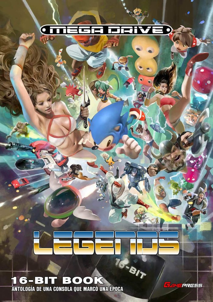 MEGA DRIVE LEGENDS, de VV.AA. | portada del libro