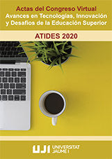 ACTAS DEL CONGRESO VIRTUAL AVANCES EN TEC, de ARNAL PONS | portada del libro