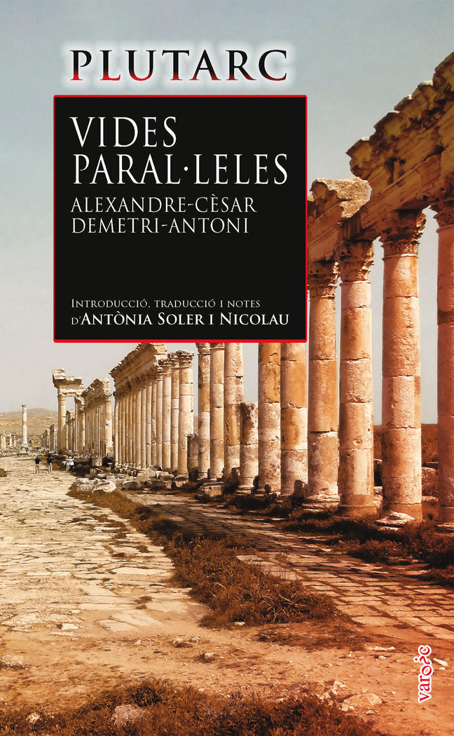 VIDES PARALLELES, de PLUTARC, LUCI MESTRI | portada del libro