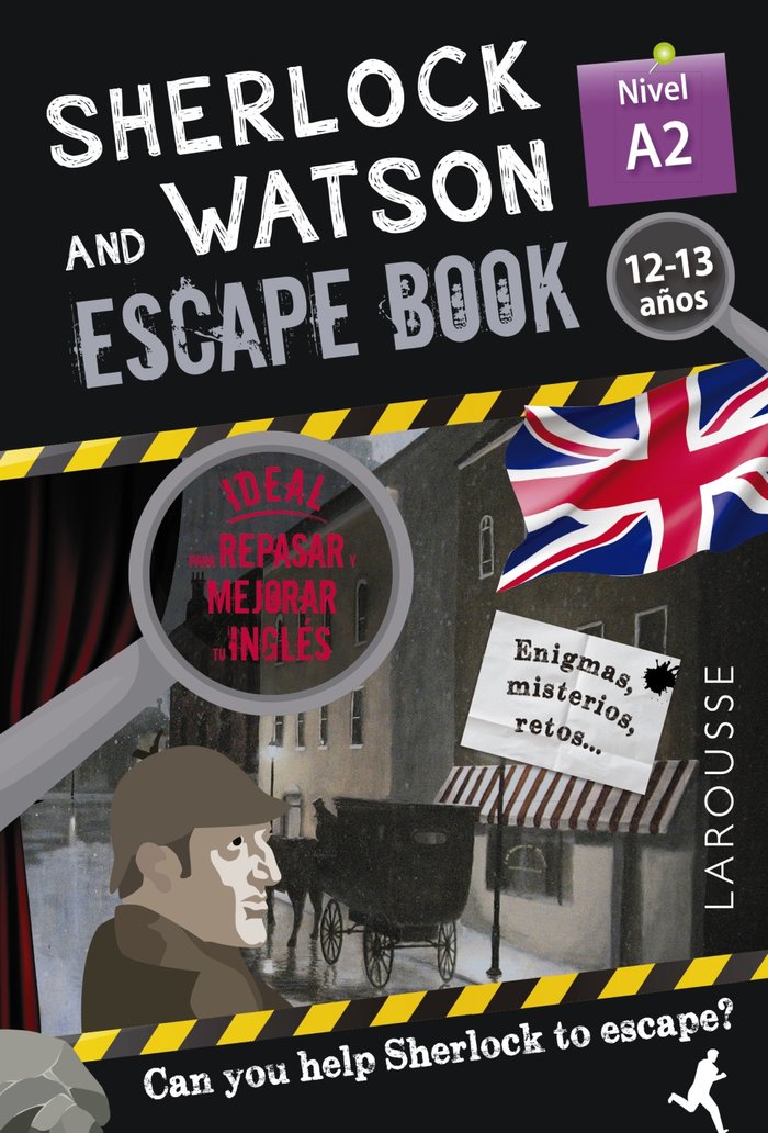 SHERLOCK & WATSON. ESCAPE BOOK PARA REPASAR INGLES. 12-13 AÑOS, de SAINT-MARTIN, GILLES | portada del libro