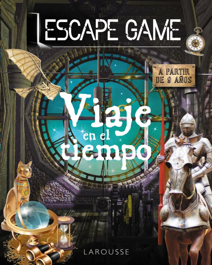 ESCAPE GAME VIAJE EN EL TIEMPO, de MEYER, AURORE | portada del libro