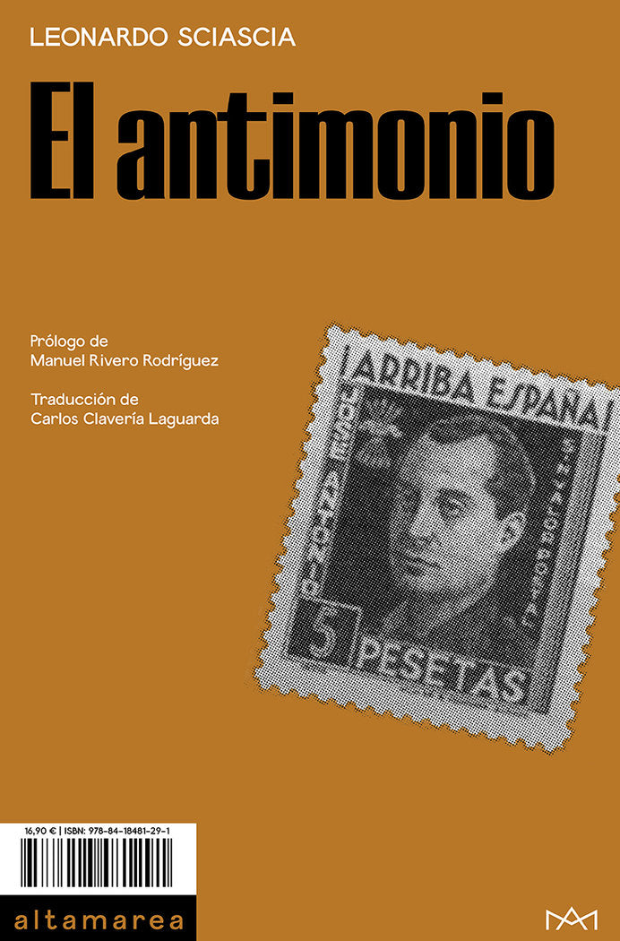 ANTIMONIO, EL, de SCIASCIA, LEONARDO | portada del libro