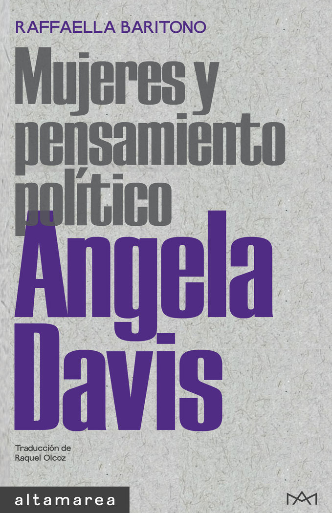 MUJERES Y PENSAMIENTO POLITICO, de DAVIS, ANGELA | portada del libro
