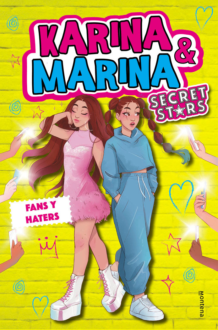 FANS Y HATERS, de KARINA & MARINA | portada del libro