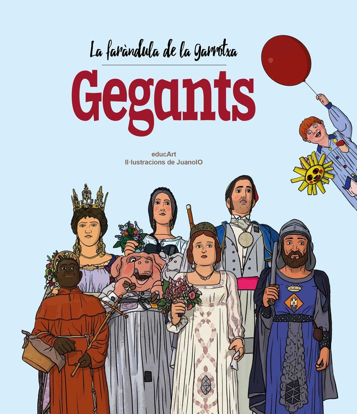 LA FARANDULA DE LA GARROTXA GEGANTS, de EDUCART | portada del libro