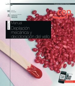 MANUAL DEPILACION MECANICA Y DECOLORACION DEL VELLO TRANSVE | portada del libro