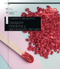 CUADERNO ALUMNO DEPILACION MECANICA Y DECOLORACION DEL VELL | portada del libro
