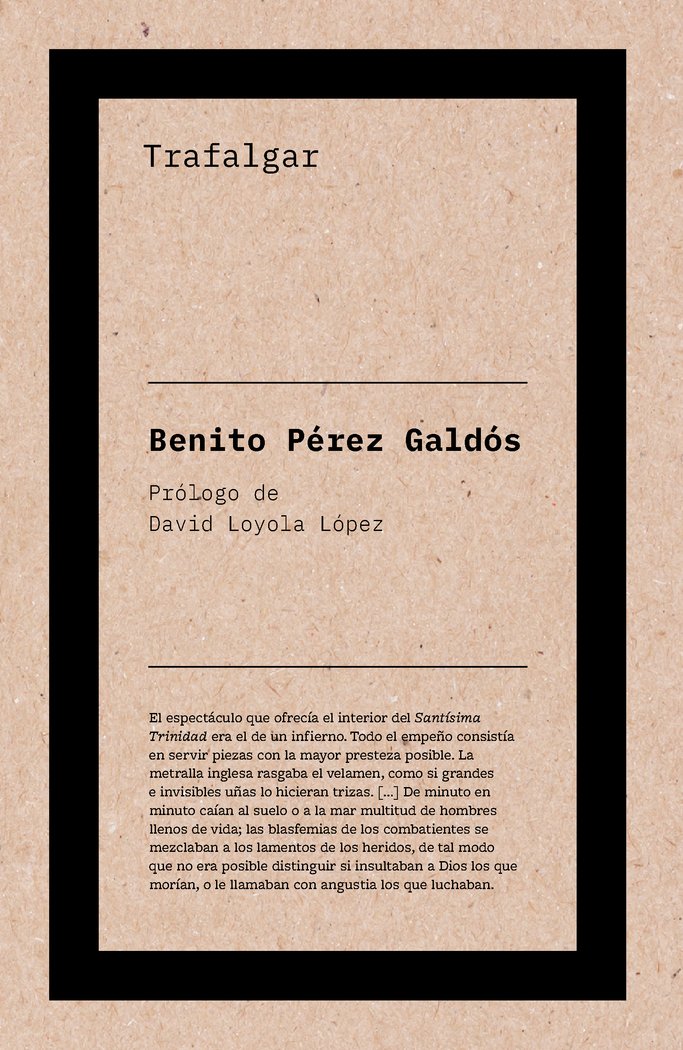 TRAFALGAR, de PEREZ GALDOS, BENITO | portada del libro