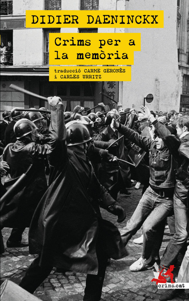 CRIMS PER LA MEMORIA, de DAENINCKX, DIDIER | portada del libro