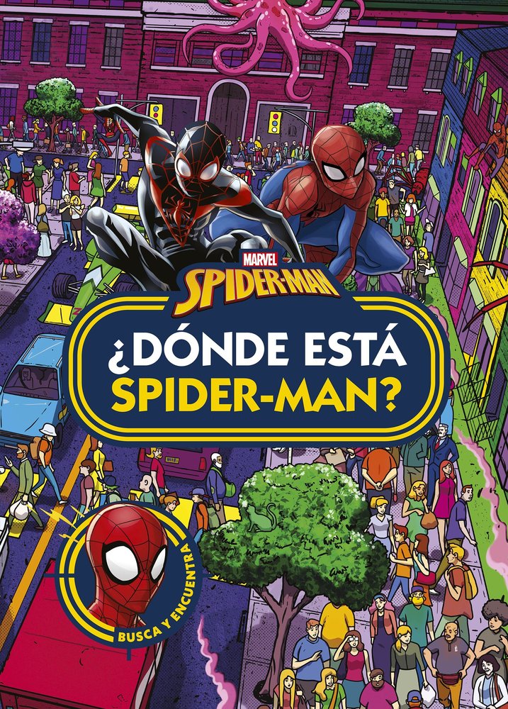 SPIDER MAN DONDE ESTA SPIDER MAN, de MARVEL | portada del libro