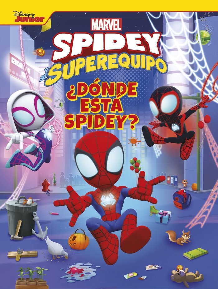 SPIDEY Y SU SUPEREQUIPO. ¿DONDE ESTA SPIDEY?, de MARVEL | portada del libro