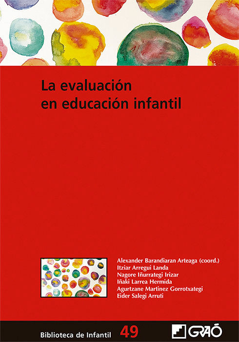 LA EVALUACION EN EDUCACION INFANTIL, de ARREGI LANDA, ITZIAR | portada del libro