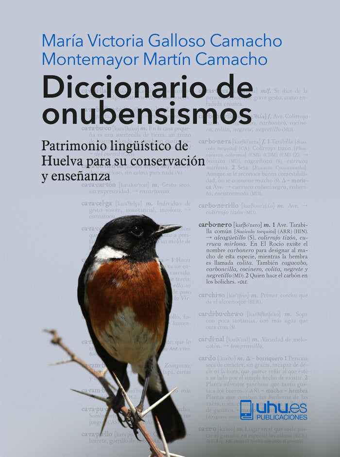 DICCIONARIO DE ONUBENSISMOS, de GALLOSO CAMACHO, MARIA VICTORIA | portada del libro
