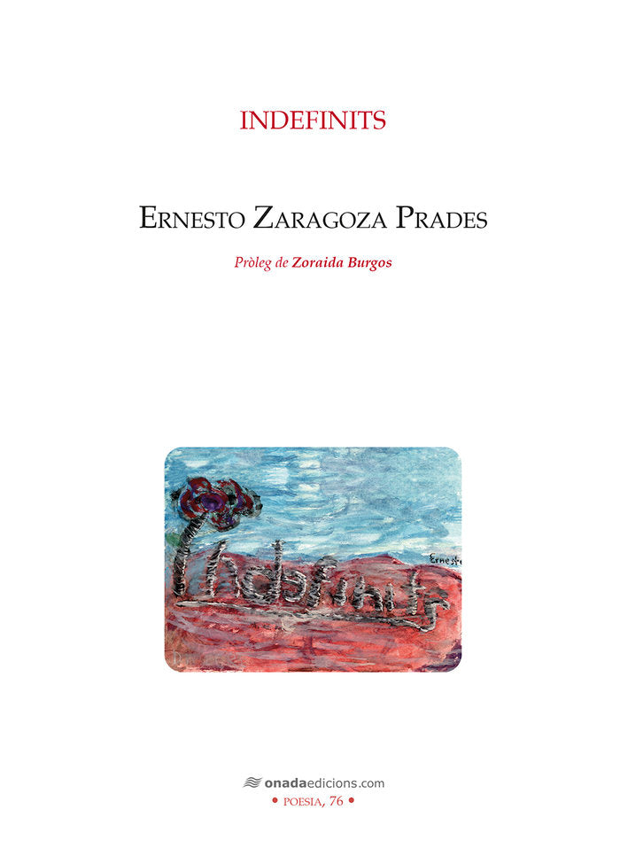 Indefinits, de , Zaragoza Prades, Ernesto | portada del libro