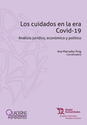 LOS CUIDADOS EN LA ERA COVID 19 | portada del libro