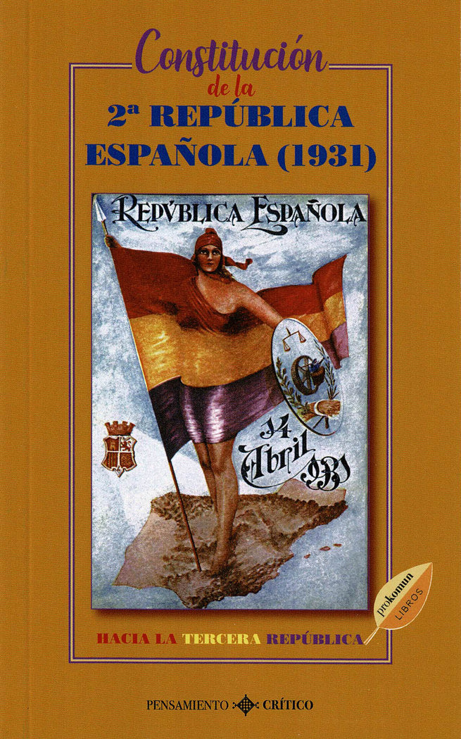 Constitución de la Segunda República, de ., Varios autores | portada del libro