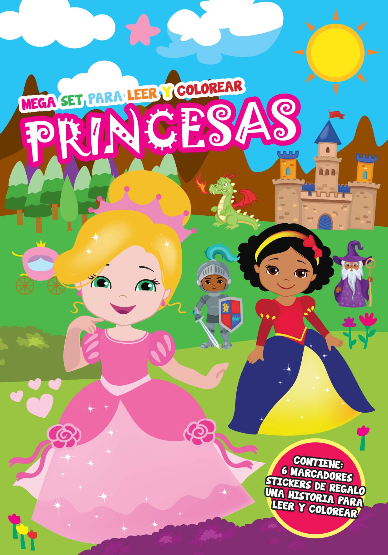 MEGA ART PACK PRINCESAS, de VARIOS AUTORES | portada del libro
