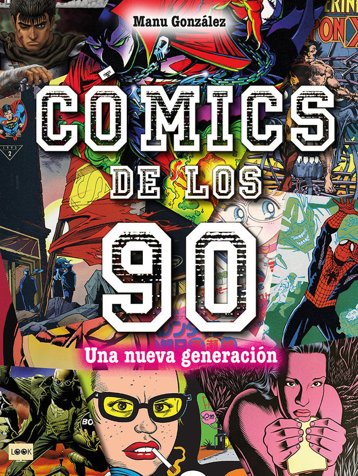 COMICS DE LOS 90, de MANU GONZALEZ | portada del libro