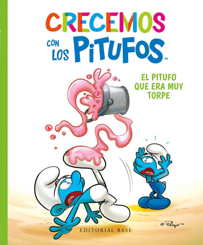 CRECEMOS CON LOS PITUFOS 2. EL PITUFO QUE ERA MUY TORPE, de CULLIFORD, FALZAR | portada del libro