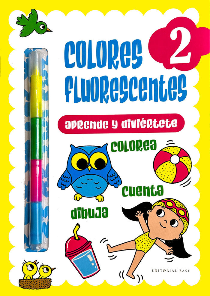 COLORES FLUORESCENTES (AMARILLO), de , CARAMEL | portada del libro