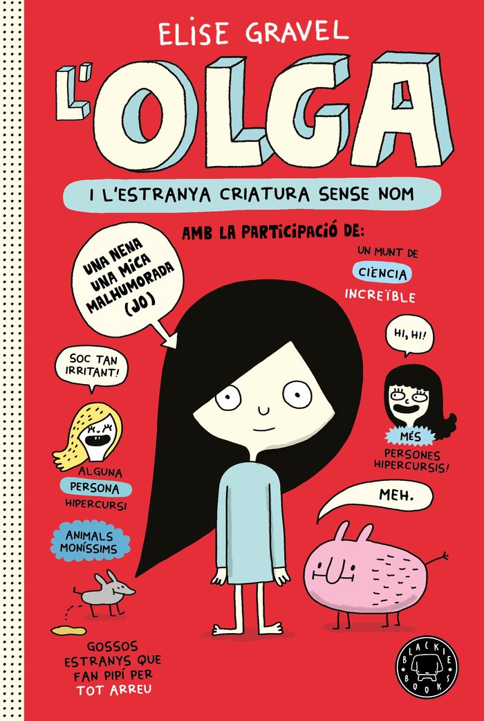 Olga i l'estranya criatura sense nom, de GRAVEL, ELISE | portada del libro