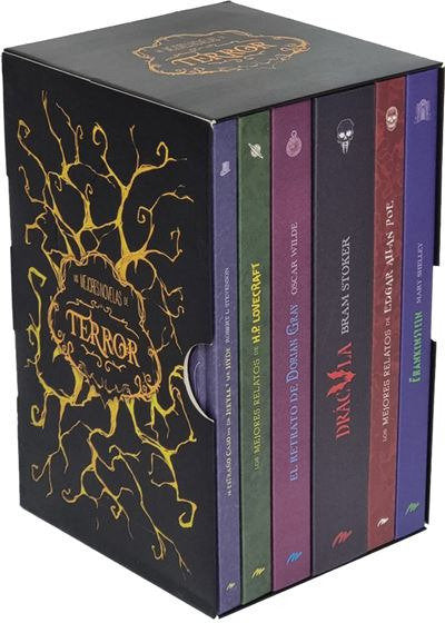 ESTUCHE PACK COLECCION MEJORES NOVELAS TERROR | portada del libro