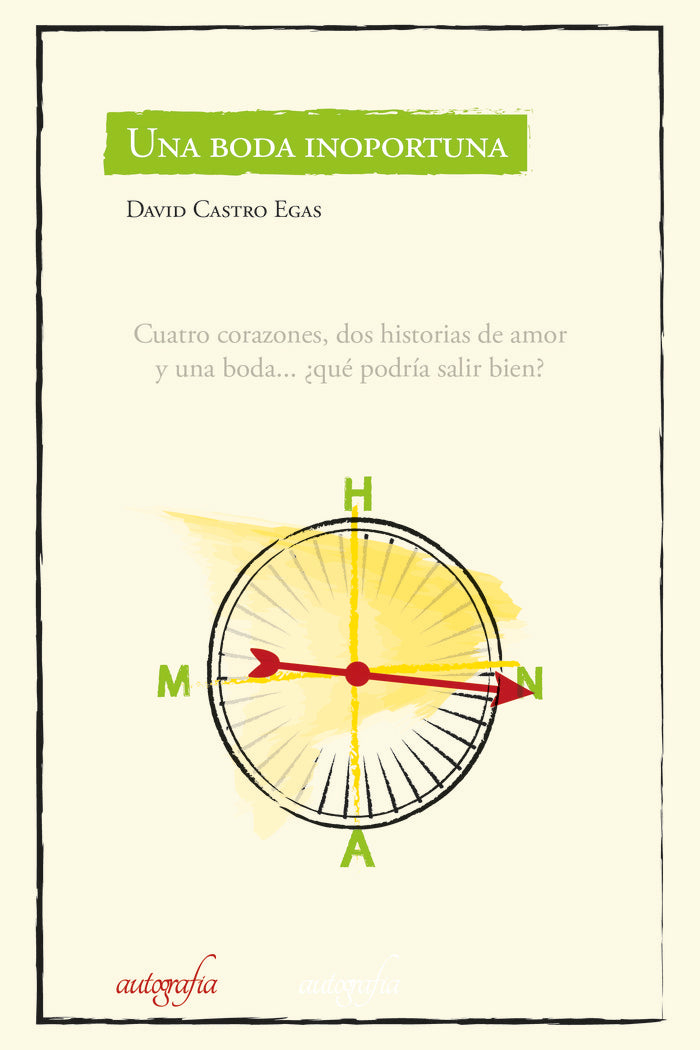 Una boda inoportuna, de Castro Egas, David | portada del libro