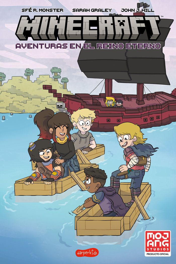 MINECRAFT AVENTURAS EN EL REINO ETERNO, de R. MONSTER, SFE | portada del libro