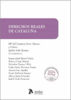 DERECHOS REALES DE CATALUÑA, de MARIA DEL CARMEN GETE ALONSO | portada del libro