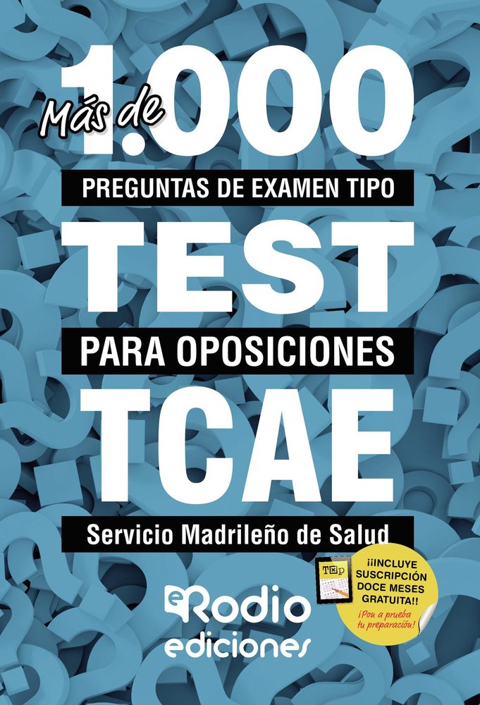 TCAE. SERVICIO MADRILEÑO DE SALUD, de VARIOS AUTORES | portada del libro
