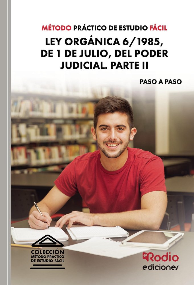 METODO PRACTICO DE ESTUDIO FACIL LEY ORGANICA 6/1985, DE 1, de GARCIA VALDERREY, MIGUEL ANGEL | portada del libro
