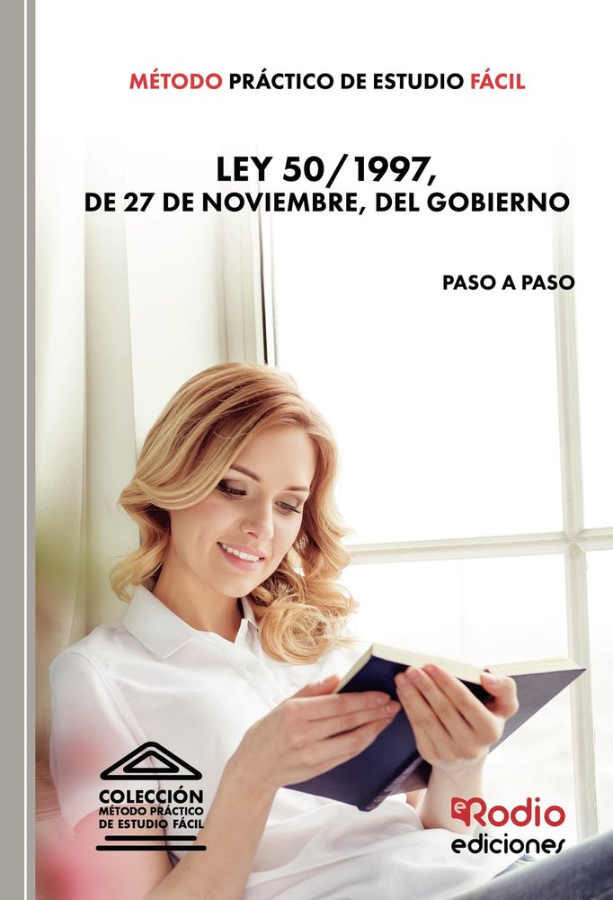 METODO PRACTICO DE ESTUDIO FACIL. LEY 50/1997, DE, de MIGUEL ANGEL GARCIA VALDERREY | portada del libro