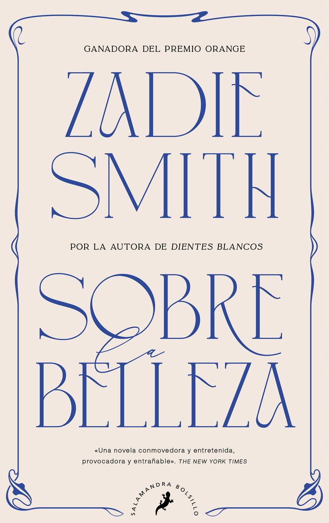 SOBRE LA BELLEZA, de SMITH, ZADIE | portada del libro