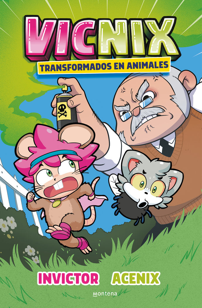 Vicnix pero transformados en animales (Invictor y Acenix 4), de INVICTOR | portada del libro