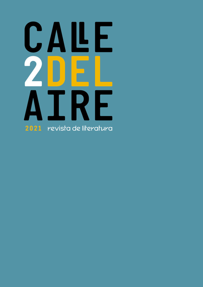 CALLE DEL AIRE. REVISTA DE LITERATURA. 2, de AUTORES - CALLE DEL AIRE 2, VARIOS | portada del libro