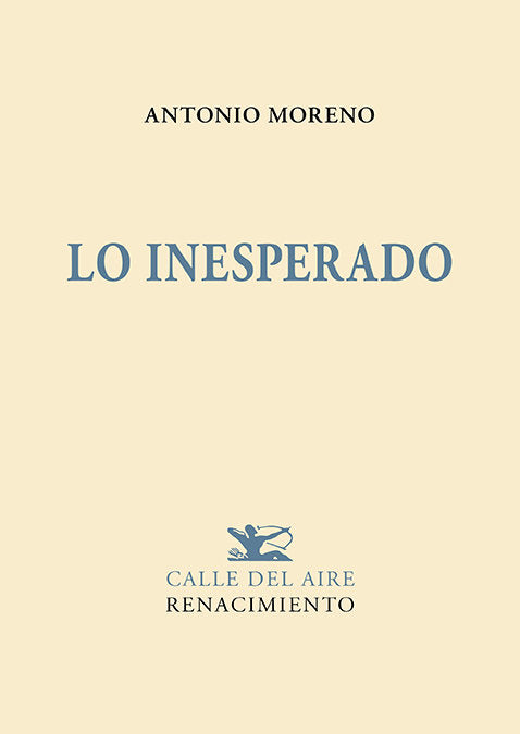 LO INESPERADO, de MORENO, ANTONIO | portada del libro