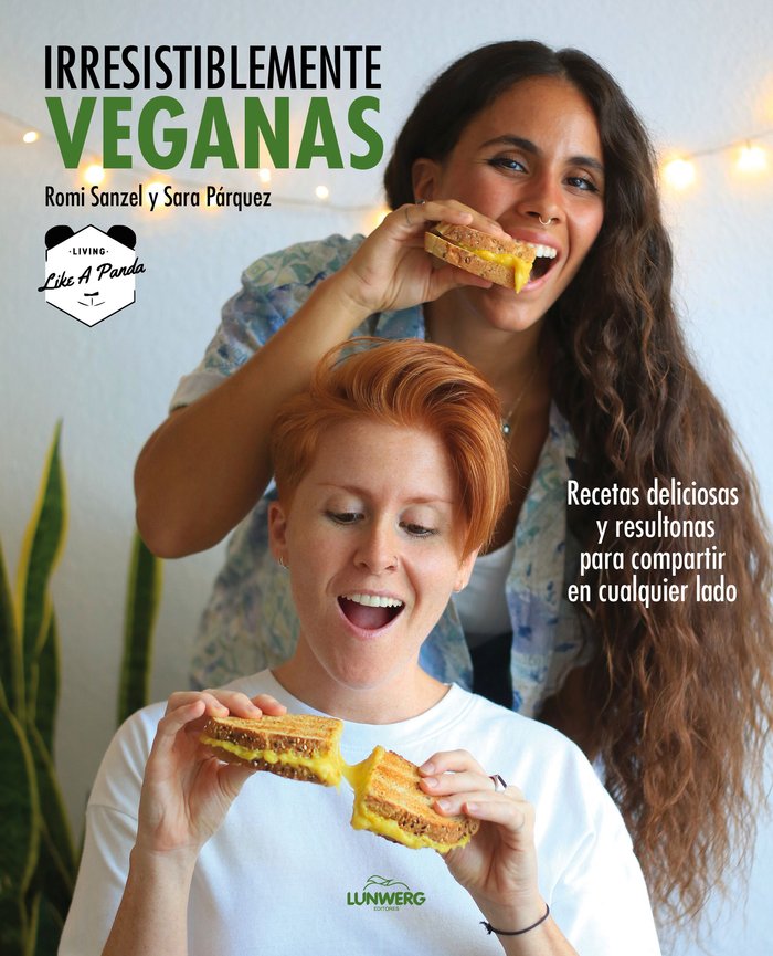 RECETAS VEGANAS. LIVING LIKE A PANDA, de ROMI SANZEL | portada del libro