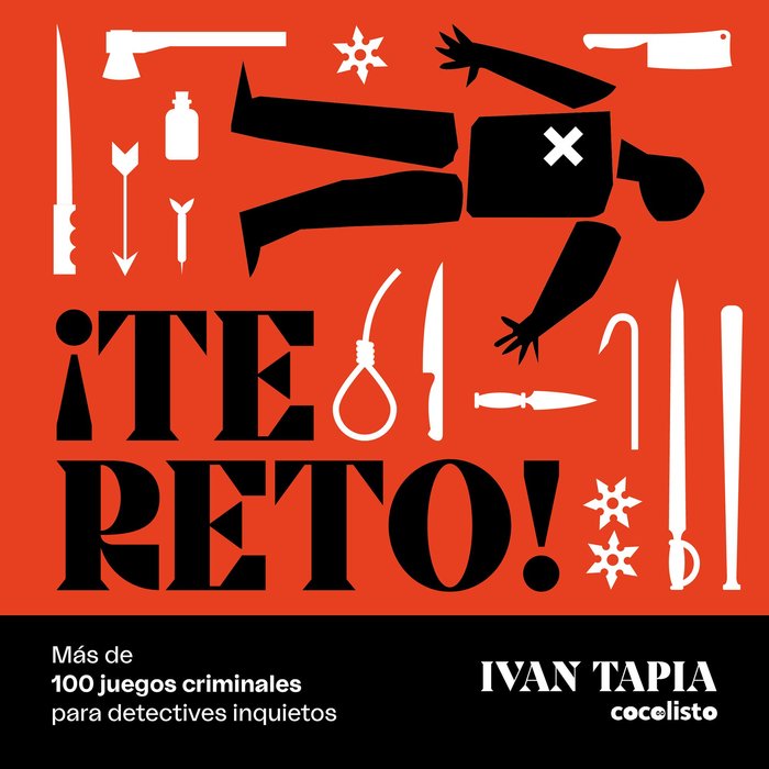 ¡TE RETO! CRIMENES, de IVAN TAPIA | portada del libro