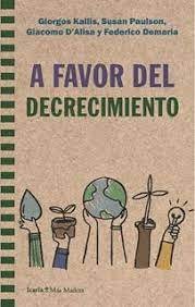 A favor del decrecimiento, de GIORGOS KALLIS | portada del libro