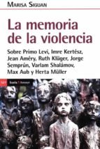La memoria de la violencia, de SIGUAN | portada del libro