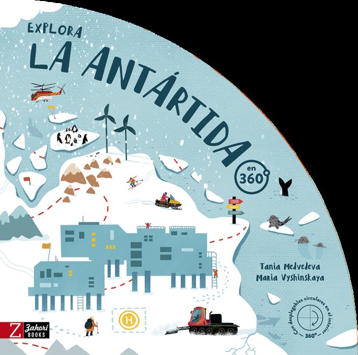 EXPLORA LA ANTARTIDA, de MEDVEDEVA, TANIA | portada del libro