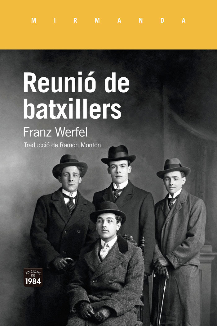 REUNIO DE BATXILLERS, de WERFEL, FRANZ | portada del libro