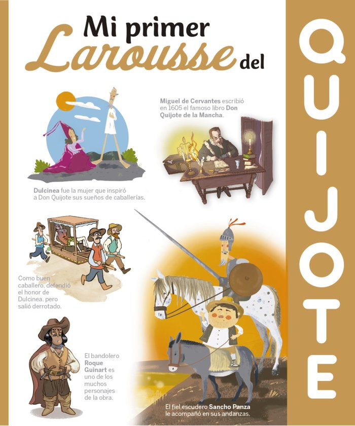 Mi primer Larousse del Quijote, de LAROUSSE EDITORIAL | portada del libro